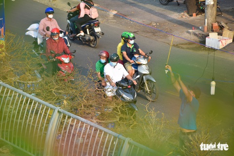 Thuyền hoa cập Bến Bình Đông chở tết đến Sài Gòn - Ảnh 4. Thuyền hoa cập Bến Bình Đông chở tết đến Sài Gòn - Ảnh 4.