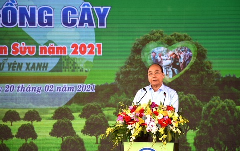 Thủ tướng gởi thông điệp ‘Vì một Việt Nam xanh’ - Ảnh 2. Thủ tướng gởi thông điệp ‘Vì một Việt Nam xanh’ - Ảnh 2.