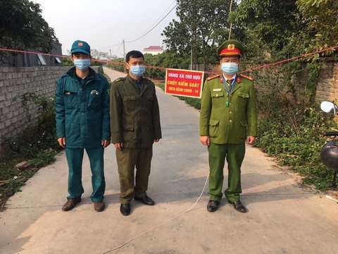 4 F1 tiếp xúc gần ca bệnh ở Hải Dương, Bắc Giang phong tỏa tạm thời 3 thôn - Ảnh 1. 4 F1 tiếp xúc gần ca bệnh ở Hải Dương, Bắc Giang phong tỏa tạm thời 3 thôn - Ảnh 1.