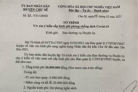 Chi cúng nghĩa trang đầu năm thành chi cho... COVID-19: Lỗi đánh máy? - Ảnh 3. Chi cúng nghĩa trang đầu năm thành chi cho... COVID-19: Lỗi đánh máy? - Ảnh 3.