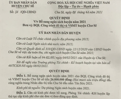 Chi cúng nghĩa trang đầu năm thành chi cho... COVID-19: Lỗi đánh máy? - Ảnh 1. Chi cúng nghĩa trang đầu năm thành chi cho... COVID-19: Lỗi đánh máy? - Ảnh 1.
