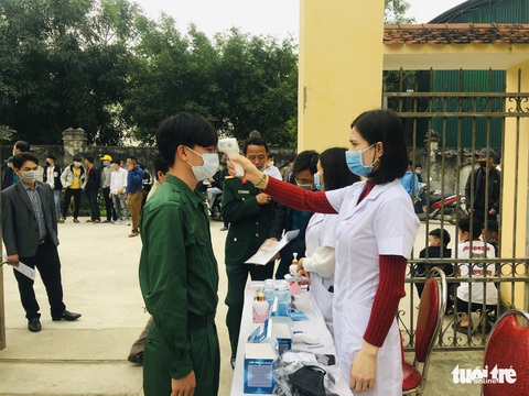 Nghệ An xét nghiệm COVID-19 cho hơn 3.300 tân binh - Ảnh 1. Nghệ An xét nghiệm COVID-19 cho hơn 3.300 tân binh - Ảnh 1.