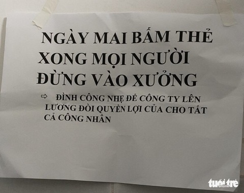 8.200 công nhân Công ty Simone ngừng việc đòi tăng lương - Ảnh 2. 8.200 công nhân Công ty Simone ngừng việc đòi tăng lương - Ảnh 2.