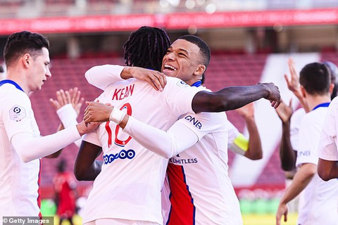 PSG đè bẹp đội chót bảng Dijon với cú đúp của Mbappe - Ảnh 1. PSG đè bẹp đội chót bảng Dijon với cú đúp của Mbappe - Ảnh 1.