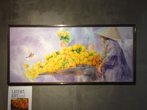 Thưởng vị mùa xuân qua tranh - Ảnh 8. Thưởng vị mùa xuân qua tranh - Ảnh 8.