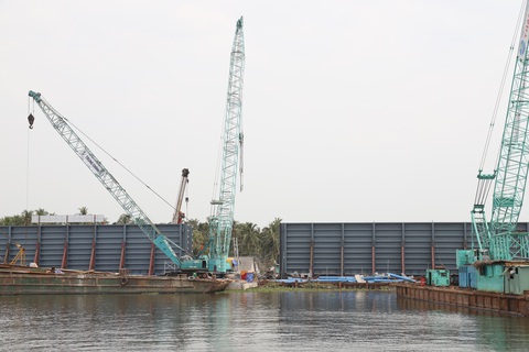 Siêu công trình thủy lợi ở miền Tây vận hành tạm - Ảnh 9. Siêu công trình thủy lợi ở miền Tây vận hành tạm - Ảnh 9.