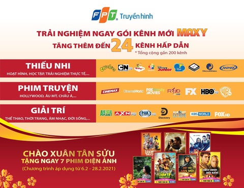 Truyền hình FPT nâng cấp số lượng kênh cho toàn bộ khách hàng - Ảnh 2. Truyền hình FPT nâng cấp số lượng kênh cho toàn bộ khách hàng - Ảnh 2.