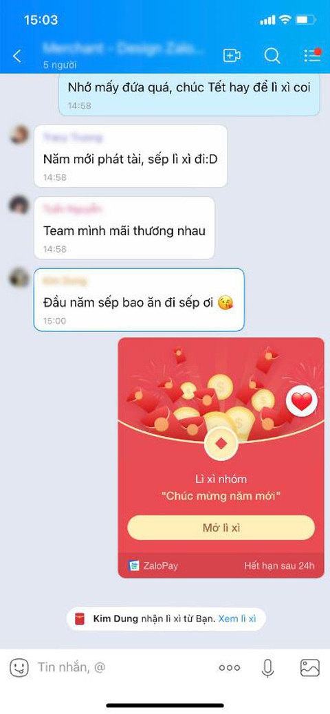 Lì xì trong khung chat Zalo, tết xa cũng hóa gần - Ảnh 2. Lì xì trong khung chat Zalo, tết xa cũng hóa gần - Ảnh 2.