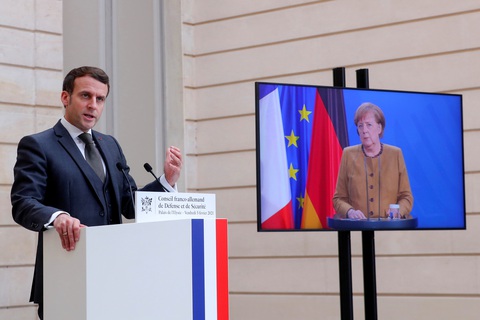 Tổng thống Macron: ‘Không xem Trung Quốc ngang hàng Mỹ được’ - Ảnh 1. Tổng thống Macron: ‘Không xem Trung Quốc ngang hàng Mỹ được’ - Ảnh 1.