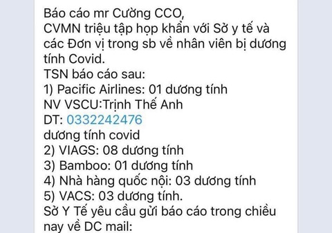 TP.HCM họp khẩn về 20 ca nhiễm COVID-19 trong sân bay là tin giả - Ảnh 1. TP.HCM họp khẩn về 20 ca nhiễm COVID-19 trong sân bay là tin giả - Ảnh 1.