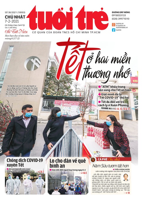 Hôm nay, báo Tuổi Trẻ ra số tất niên: Chào năm Tân Sửu an vui - Ảnh 1. Hôm nay, báo Tuổi Trẻ ra số tất niên: Chào năm Tân Sửu an vui - Ảnh 1.