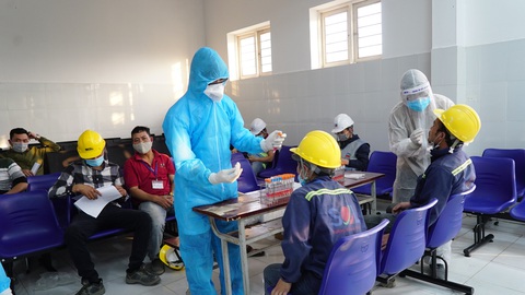Sẵn sàng bàn giao Bệnh viện dã chiến thứ 3 tại Hải Dương sau 7 ngày thi công - Ảnh 4. Sẵn sàng bàn giao Bệnh viện dã chiến thứ 3 tại Hải Dương sau 7 ngày thi công - Ảnh 4.