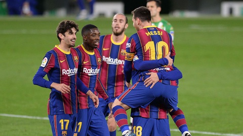 Vừa vào sân từ ghế dự bị Messi ghi bàn giúp Barca thoát nạn - Ảnh 1. Vừa vào sân từ ghế dự bị Messi ghi bàn giúp Barca thoát nạn - Ảnh 1.