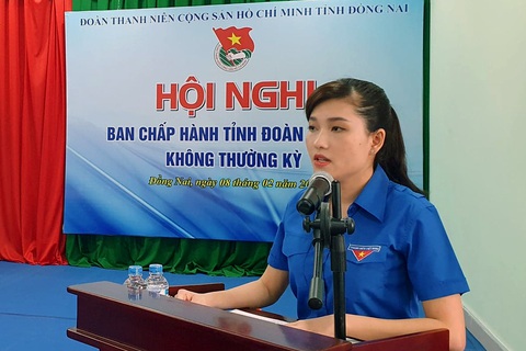 Chị Hồ Hồng Nguyên được bầu làm bí thư Tỉnh đoàn Đồng Nai - Ảnh 1. Chị Hồ Hồng Nguyên được bầu làm bí thư Tỉnh đoàn Đồng Nai - Ảnh 1.