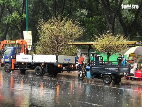 Mưa trái mùa rộng khắp ở miền Nam, tối nay và mai vẫn còn - Ảnh 3. Mưa trái mùa rộng khắp ở miền Nam, tối nay và mai vẫn còn - Ảnh 3.