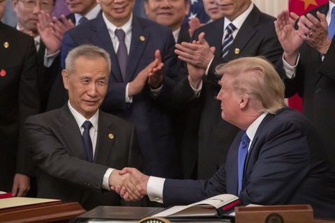 Thỏa thuận thương mại Mỹ - Trung ký thời ông Trump đã thất bại - Ảnh 1. Thỏa thuận thương mại Mỹ - Trung ký thời ông Trump đã thất bại - Ảnh 1.