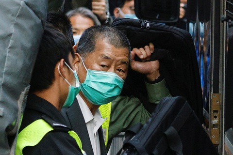 Ông trùm truyền thông Hong Kong Jimmy Lai bị từ chối bảo lãnh - Ảnh 1. Ông trùm truyền thông Hong Kong Jimmy Lai bị từ chối bảo lãnh - Ảnh 1.