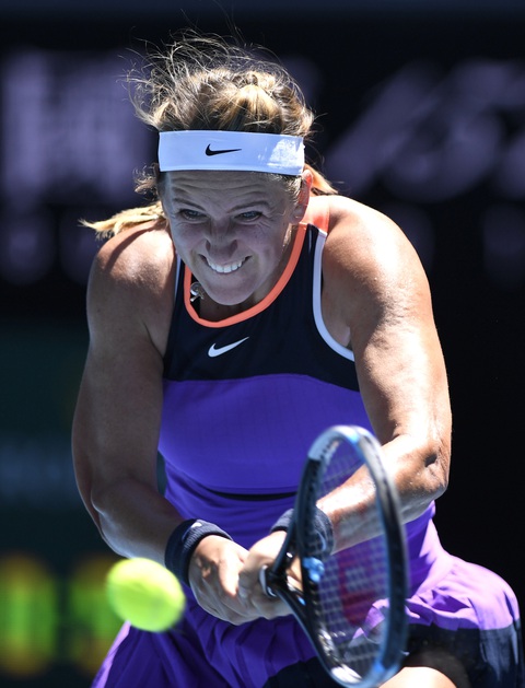Azarenka khó chịu khi được hỏi lý do khó thở lúc đang thi đấu - Ảnh 1. Azarenka khó chịu khi được hỏi lý do khó thở lúc đang thi đấu - Ảnh 1.