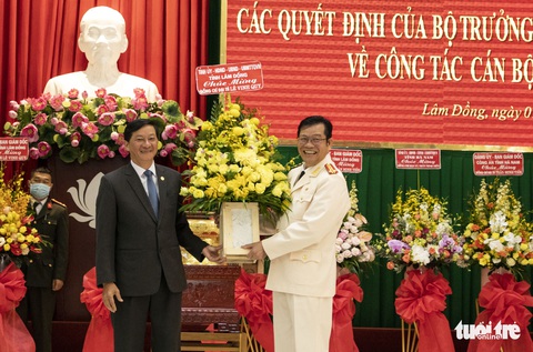 Đại tá Trần Minh Tiến làm giám đốc Công an tỉnh Lâm Đồng - Ảnh 2. Đại tá Trần Minh Tiến làm giám đốc Công an tỉnh Lâm Đồng - Ảnh 2.