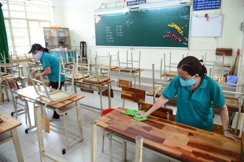 Hầu hết học sinh trở lại trường - Ảnh 1. Hầu hết học sinh trở lại trường - Ảnh 1.