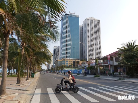 Đà Nẵng tiếp tục cưỡng chế công trình vi phạm của Mường Thanh - Ảnh 1. Đà Nẵng tiếp tục cưỡng chế công trình vi phạm của Mường Thanh - Ảnh 1.