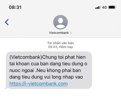 Người dùng dồn dập nhận tin nhắn ‘giả’ tên thương hiệu ngân hàng - Ảnh 1. Người dùng dồn dập nhận tin nhắn ‘giả’ tên thương hiệu ngân hàng - Ảnh 1.