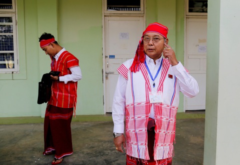 Lãnh đạo dân sự Myanmar kêu gọi người biểu tình tự vệ trước quân đội - Ảnh 1. Lãnh đạo dân sự Myanmar kêu gọi người biểu tình tự vệ trước quân đội - Ảnh 1.
