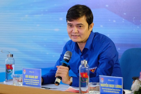 Anh Bùi Quang Huy, bí thư Trung ương Đoàn - Ảnh: NAM TRẦN Anh Bùi Quang Huy, bí thư Trung ương Đoàn - Ảnh: NAM TRẦN