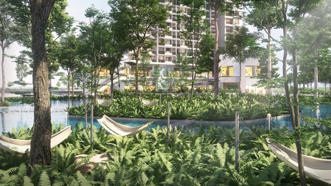 Ecopark làm công viên ngàn tỉ phục vụ 2 toà tháp hạng sang - Ảnh 6. Ecopark làm công viên ngàn tỉ phục vụ 2 toà tháp hạng sang - Ảnh 6.