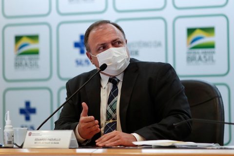 Ca nhiễm tăng kỷ lục với 13.000 người chết một tuần, Brazil thay bộ trưởng y tế lần thứ 4 - Ảnh 1. Ca nhiễm tăng kỷ lục với 13.000 người chết một tuần, Brazil thay bộ trưởng y tế lần thứ 4 - Ảnh 1.