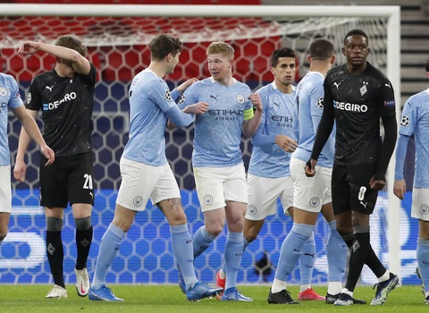 Man City dễ dàng ghi tên vào tứ kết Champions League - Ảnh 1. Man City dễ dàng ghi tên vào tứ kết Champions League - Ảnh 1.