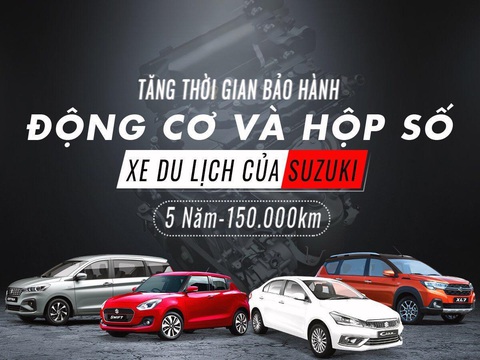 Việt Nam Suzuki tăng thời hạn bảo hành 4 dòng xe New Ertiga, Xl7, Ciaz, New Swift - Ảnh 1. Việt Nam Suzuki tăng thời hạn bảo hành 4 dòng xe New Ertiga, Xl7, Ciaz, New Swift - Ảnh 1.
