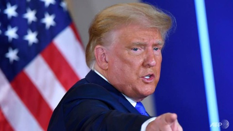 Ông Trump khuyên người không muốn tiêm vắc xin COVID-19 hãy đi tiêm - Ảnh 1. Ông Trump khuyên người không muốn tiêm vắc xin COVID-19 hãy đi tiêm - Ảnh 1.