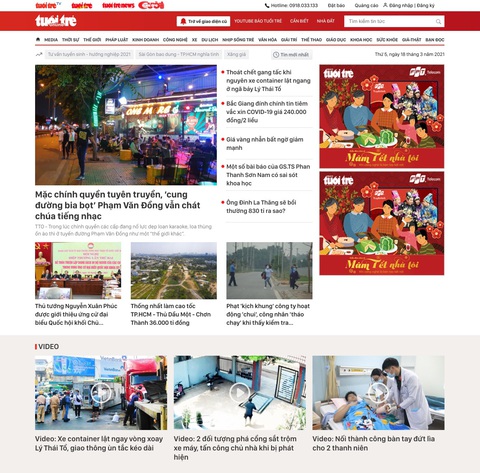 Mời bạn đọc góp ý giao diện mới của báo Tuổi Trẻ Online - Ảnh 1. Mời bạn đọc góp ý giao diện mới của báo Tuổi Trẻ Online - Ảnh 1.