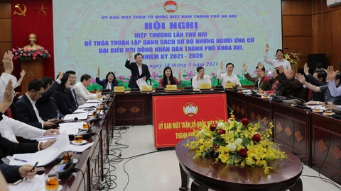 Hà Nội nhất trí danh sách sơ bộ 188 ứng viên đại biểu HĐND thành phố - Ảnh 1. Hà Nội nhất trí danh sách sơ bộ 188 ứng viên đại biểu HĐND thành phố - Ảnh 1.