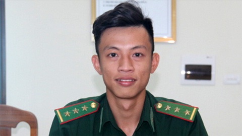 Chàng sĩ quan trẻ làm việc nhiều, không ngại khó - Ảnh 1. Chàng sĩ quan trẻ làm việc nhiều, không ngại khó - Ảnh 1.