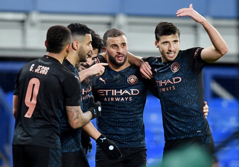 Bùng nổ 7 phút cuối, Man City hạ Everton vào bán kết Cúp FA - Ảnh 1. Bùng nổ 7 phút cuối, Man City hạ Everton vào bán kết Cúp FA - Ảnh 1.