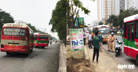 Cho thôi việc hai tài xế xe buýt chèn nhau như phim trên quốc lộ - Ảnh 2. Cho thôi việc hai tài xế xe buýt chèn nhau như phim trên quốc lộ - Ảnh 2.