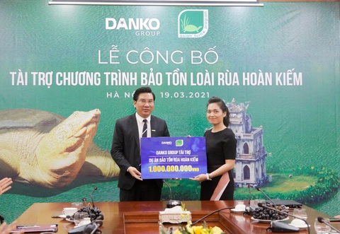 Danko Group chung tay bảo tồn rùa Hoàn Kiếm - Ảnh 1. Danko Group chung tay bảo tồn rùa Hoàn Kiếm - Ảnh 1.