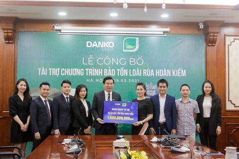 Danko Group chung tay bảo tồn rùa Hoàn Kiếm - Ảnh 2. Danko Group chung tay bảo tồn rùa Hoàn Kiếm - Ảnh 2.