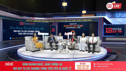 DTU phát sóng chuỗi livestream tư vấn tuyển sinh 2021 - Ảnh 3. DTU phát sóng chuỗi livestream tư vấn tuyển sinh 2021 - Ảnh 3.