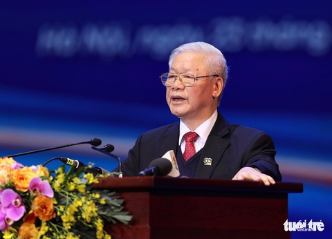 Tổng bí thư, Chủ tịch nước: Trong sức mạnh của dân tộc có sức mạnh của thanh niên - Ảnh 2. Tổng bí thư, Chủ tịch nước: Trong sức mạnh của dân tộc có sức mạnh của thanh niên - Ảnh 2.