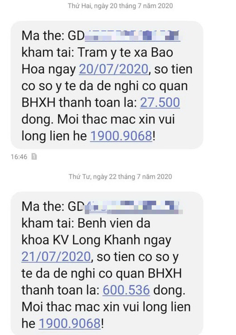 Không khám vẫn nhận thông báo được thanh toán bảo hiểm y tế - Ảnh 2. Không khám vẫn nhận thông báo được thanh toán bảo hiểm y tế - Ảnh 2.