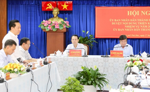 UBND TP.HCM ủy quyền tối đa cho TP Thủ Đức phát triển - Ảnh 1. UBND TP.HCM ủy quyền tối đa cho TP Thủ Đức phát triển - Ảnh 1.
