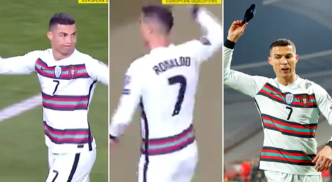 Dân mạng sôi lên khi Ronaldo ném bỏ băng đội trưởng - Ảnh 1. Dân mạng sôi lên khi Ronaldo ném bỏ băng đội trưởng - Ảnh 1.