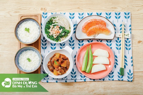 Dinh dưỡng bà mẹ & trẻ em: Ngân hàng thực đơn hơn 80 ngày - Ảnh 1. Dinh dưỡng bà mẹ & trẻ em: Ngân hàng thực đơn hơn 80 ngày - Ảnh 1.