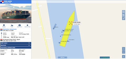 Toàn cảnh vụ giải cứu tàu container gây tắc nghẽn kênh đào Suez - Ảnh 2. Toàn cảnh vụ giải cứu tàu container gây tắc nghẽn kênh đào Suez - Ảnh 2.