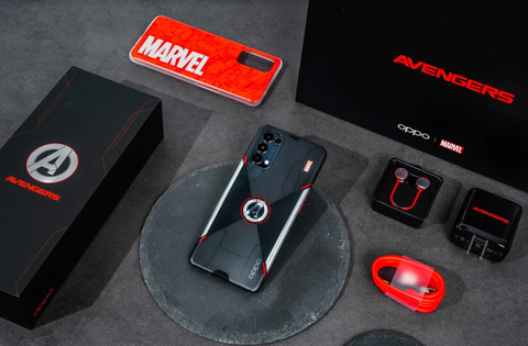 Cận cảnh Reno5 phiên bản Marvel siêu giới hạn: Chỉ 2.000 máy tại Việt Nam - Ảnh 1. Cận cảnh Reno5 phiên bản Marvel siêu giới hạn: Chỉ 2.000 máy tại Việt Nam - Ảnh 1.
