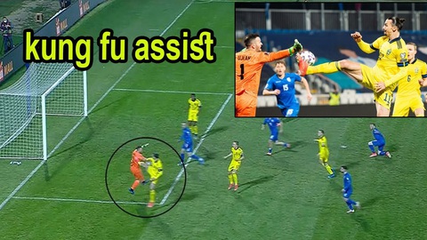 Ibrahimovic kiến tạo siêu đẳng kiểu kung-fu giúp Thụy Điển dẫn đầu bảng B - Ảnh 1. Ibrahimovic kiến tạo siêu đẳng kiểu kung-fu giúp Thụy Điển dẫn đầu bảng B - Ảnh 1.