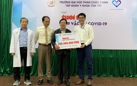 Thêm 300 triệu đồng cùng Tuổi Trẻ góp mua vắc xin COVID-19 - Ảnh 1. Thêm 300 triệu đồng cùng Tuổi Trẻ góp mua vắc xin COVID-19 - Ảnh 1.